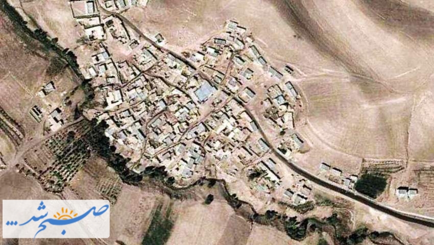 نقشه این روستا، شبیه ایران است